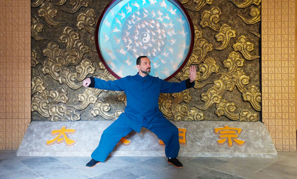 Marco Moura no museu da antiga residência de Chen Changxing